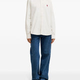 Camicia Ami de Coeur in bianco Ami Paris - unisex 