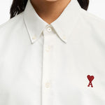 Camicia Ami de Coeur in bianco Ami Paris - unisex 