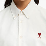 Camicia Ami de Coeur in bianco Ami Paris - unisex 