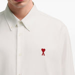 Camicia Ami de Coeur in bianco Ami Paris - unisex 