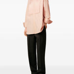Camicia con bottoni in rosa Ami paris - donna 