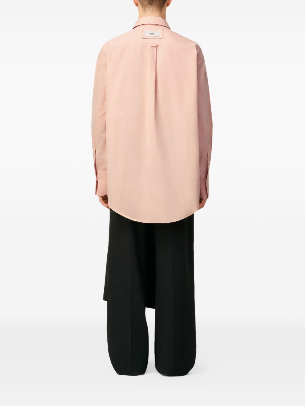 Camicia con bottoni in rosa Ami paris - donna 