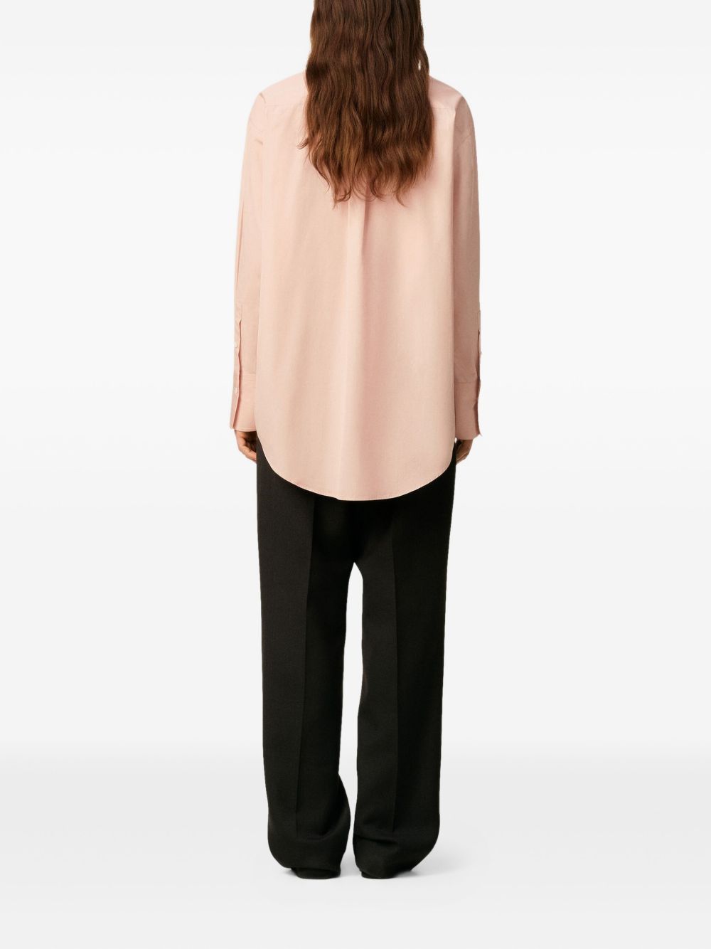 Camicia con bottoni in rosa Ami paris - donna 