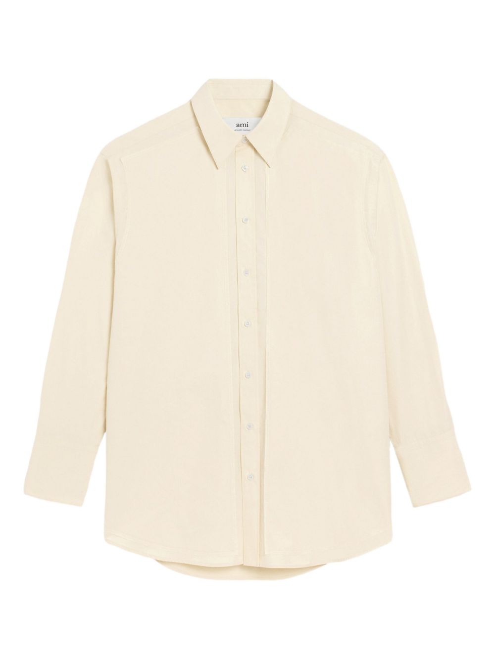 Camicia con logo posteriore in avorio Ami Paris - unisex 