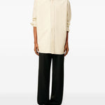 Camicia con logo posteriore in avorio Ami Paris - unisex 