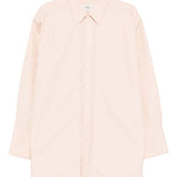 Camicia con logo posteriore in rosa chiaro Ami Paris - unisex 