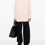 Camicia con logo posteriore in rosa chiaro Ami Paris - unisex 