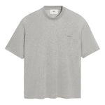 T-shirt con logo in grigio Ami paris - uomo 