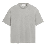 T-shirt con logo in grigio Ami paris - uomo 