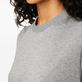 T-shirt con logo in grigio Ami paris - uomo 