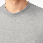 T-shirt con logo in grigio Ami paris - uomo 