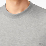 T-shirt con logo in grigio Ami paris - uomo 