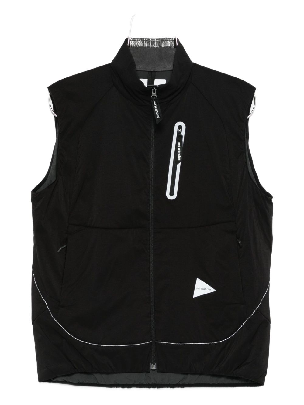 Gilet imbottito alpha in nero And wander - uomo 