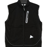Gilet imbottito alpha in nero And wander - uomo 