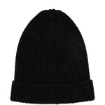 Berretto con logo ricamato in nero And wander - uomo 