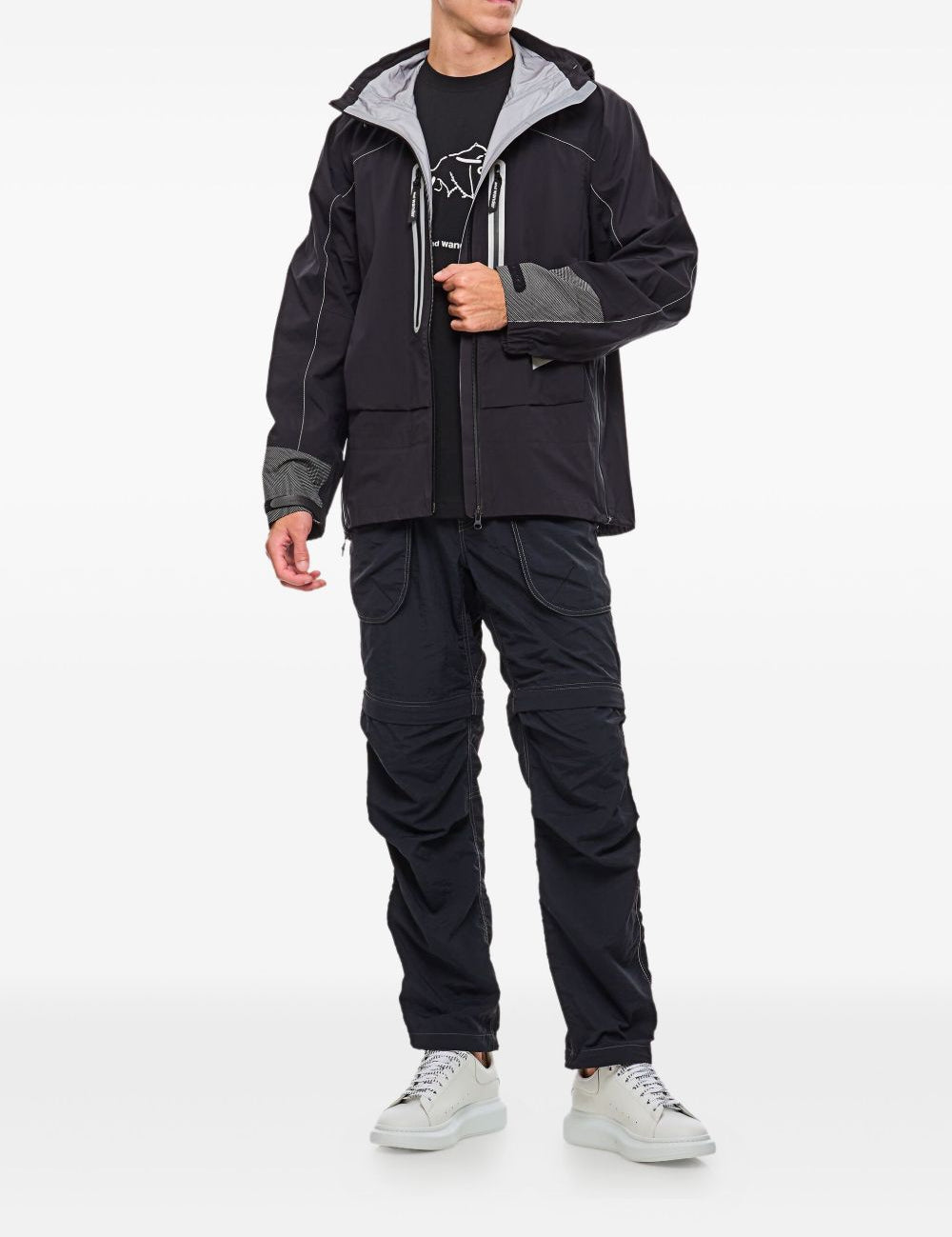 Giacca antipioggia pertex® shield in nero And wander - uomo 