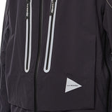 Giacca antipioggia pertex® shield in nero And wander - uomo 