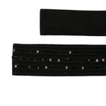 Cravatta con paillettes in nero Antonelli - donna 