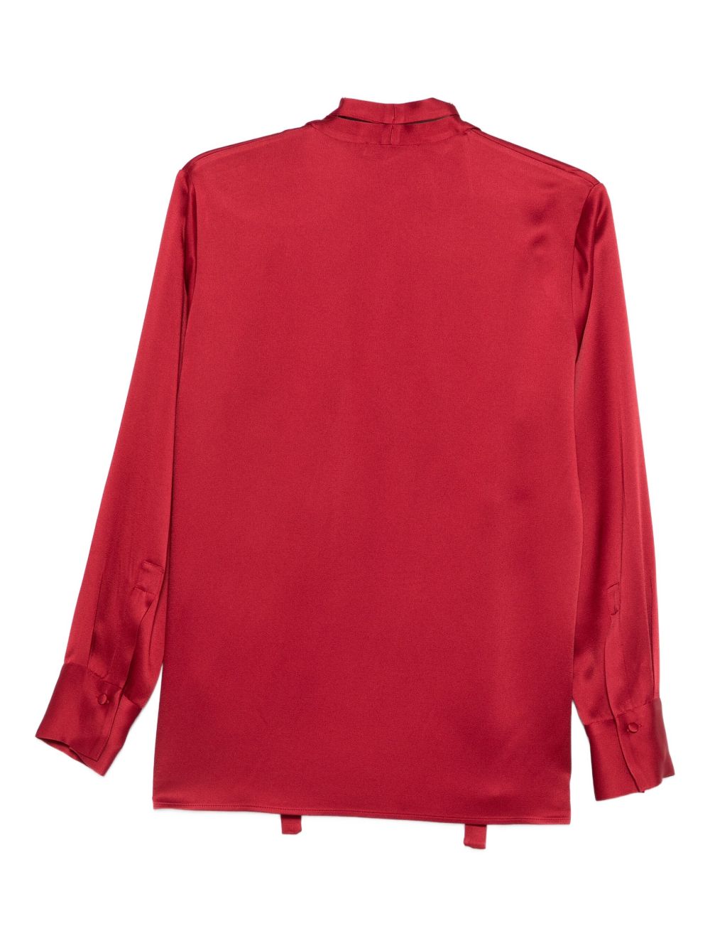 Blusa con collo lavallière in rosso Antonelli - donna 