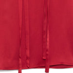 Blusa con collo lavallière in rosso Antonelli - donna 