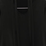 Blusa con collo lavallière in nero Antonelli - donna 