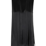 Blusa con finitura satinata abelia in nero Antonelli - donna 