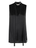 Antonelli Women's Abelia Satin-Finish Blouse in Black