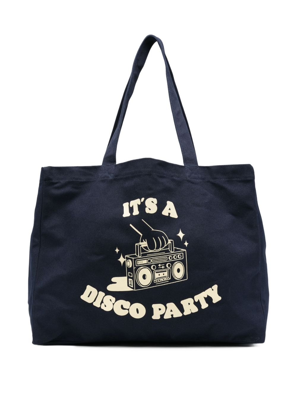 Borsa tote con stampa in blu A.P.C. - unisex 