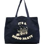 Borsa tote con stampa in blu A.P.C. - unisex 