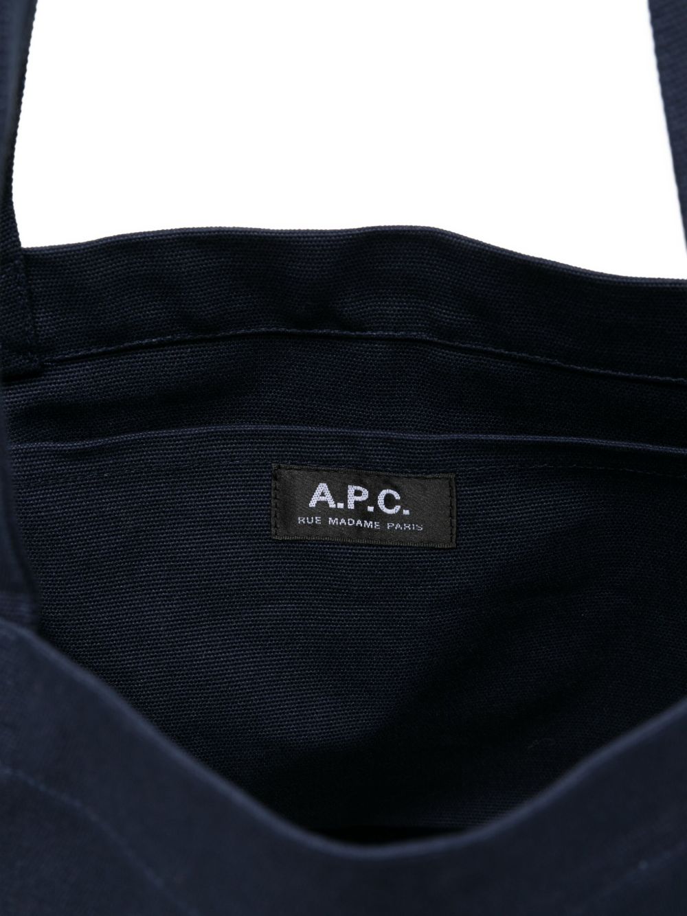 Borsa tote con stampa in blu A.P.C. - unisex 