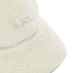 Berretto da baseball in velluto a coste Charlie in verde A.P.C. - unisex 