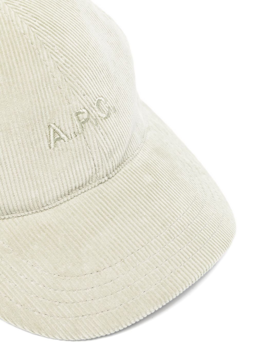Berretto da baseball in velluto a coste Charlie in verde A.P.C. - unisex 