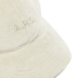 Berretto da baseball in velluto a coste Charlie in verde A.P.C. - unisex 