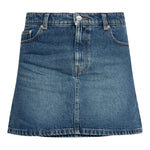 Minigonna Moss in blu A.P.C. - donna 