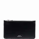 Porta carte con logo goffrato in nero - A.P.C unisex 
