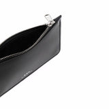 Porta carte con logo goffrato in nero - A.P.C unisex 