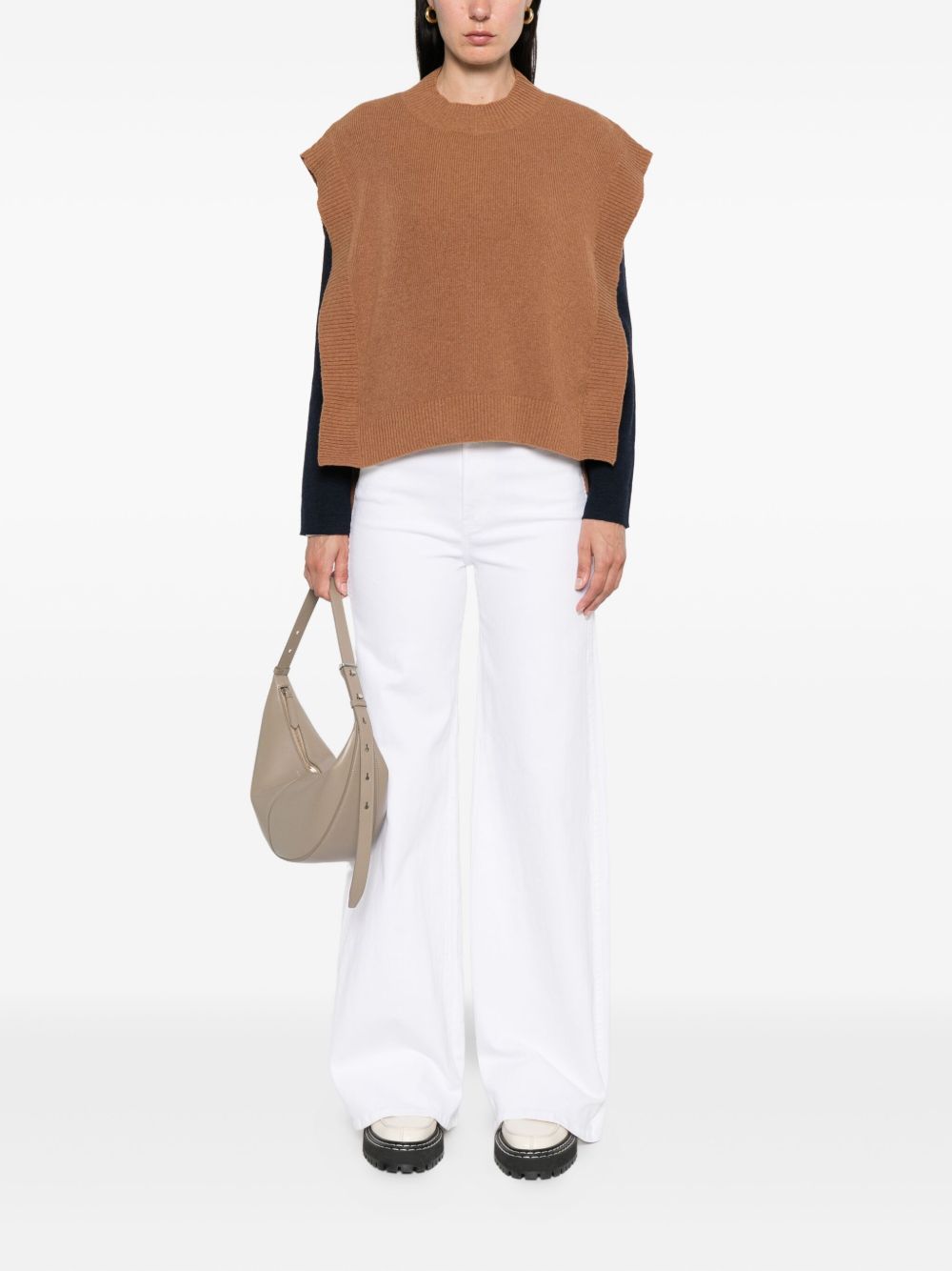Gilet in maglia in marrone A.P.C. - donna 