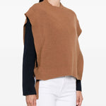 Gilet in maglia in marrone A.P.C. - donna 