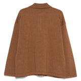 Polo in maglia in marrone A.P.C. - uomo 