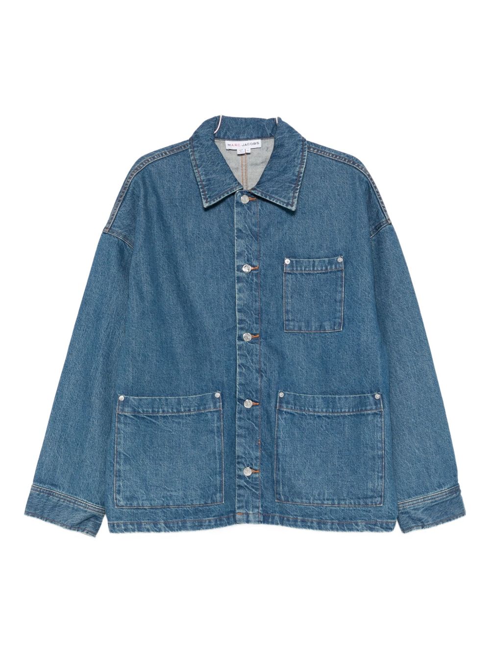 Giacca denim in cotone in blu A.P.C. X marc jacobs - unisex 