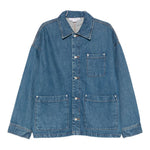 Giacca denim in cotone in blu A.P.C. X marc jacobs - unisex 