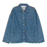Giacca denim in cotone in blu A.P.C. X marc jacobs - unisex 