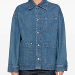 Giacca denim in cotone in blu A.P.C. X marc jacobs - unisex 