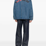 Giacca denim in cotone in blu A.P.C. X marc jacobs - unisex 