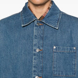 Giacca denim in cotone in blu A.P.C. X marc jacobs - unisex 