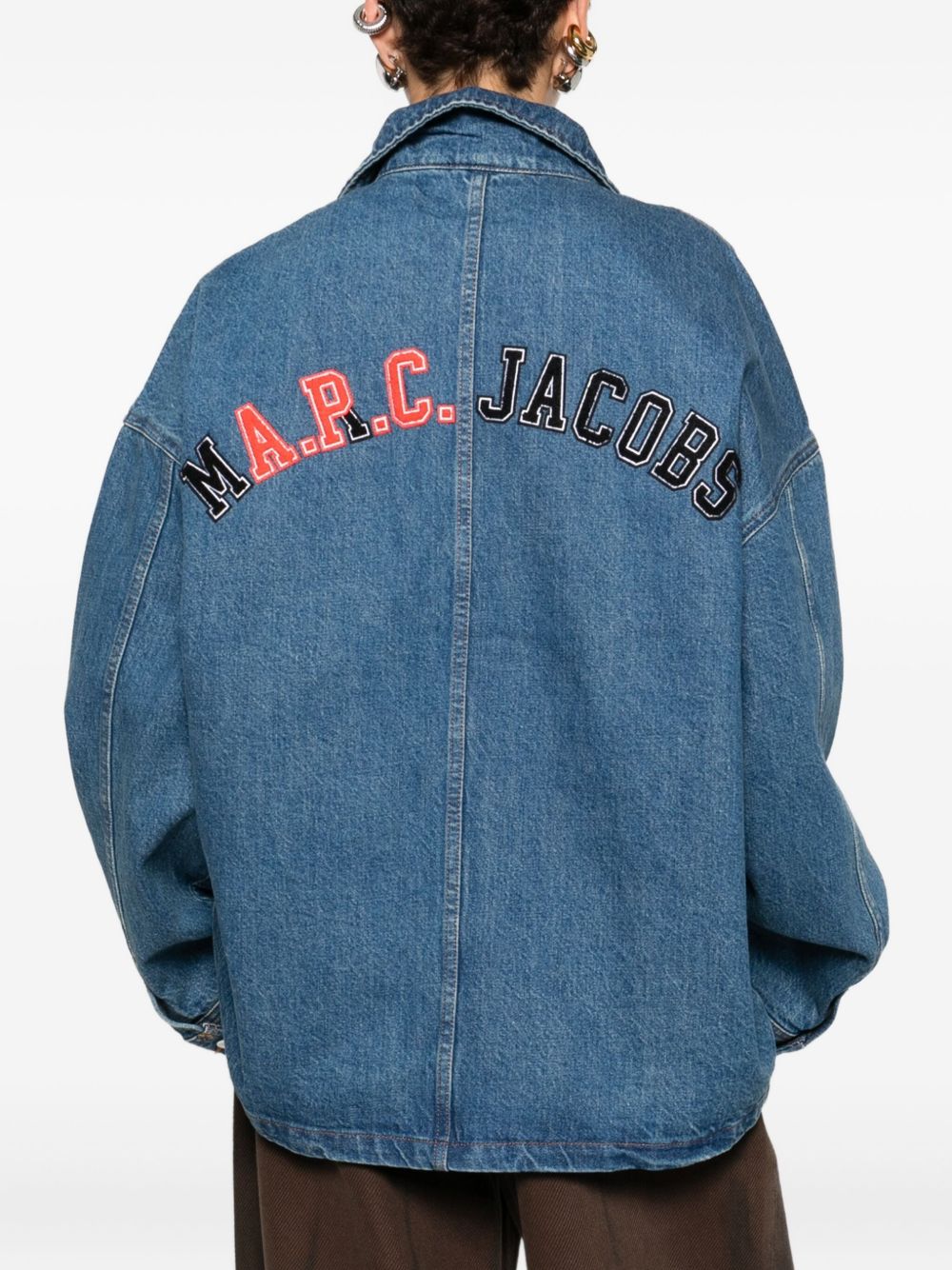 Giacca denim in cotone in blu A.P.C. X marc jacobs - unisex 