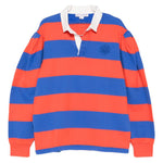 Polo a righe con colletto a contrasto in rosso e blu A.P.C. X marc jacobs - unisex 