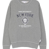Felpa con stampa New York in grigio A.P.C. X marc jacobs - uomo 