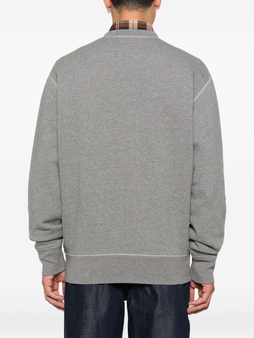 Felpa con stampa New York in grigio A.P.C. X marc jacobs - uomo 