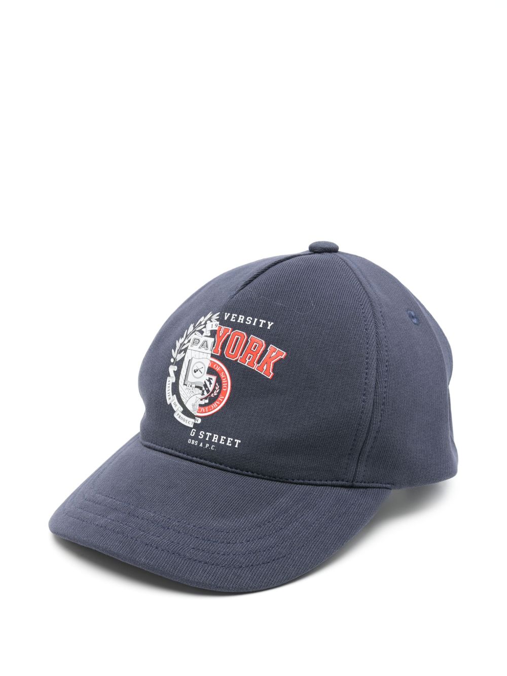 Cappello da baseball con logo in blu A.P.C. X marc jacobs - unisex 